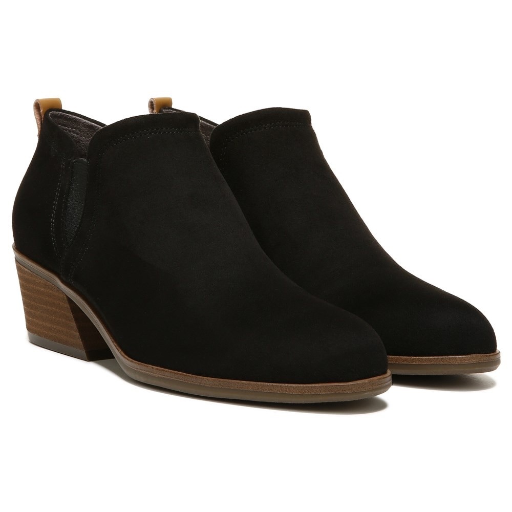 Dr. Scholl’s Women's Black Laurel‎ Block Heel Ankle Bootie Size 7